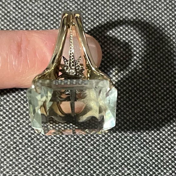 H. Stern Star Collection, 18K Rose Gold, Diamonds, Green Prasiolite Quartz! - Picture 1 of 12